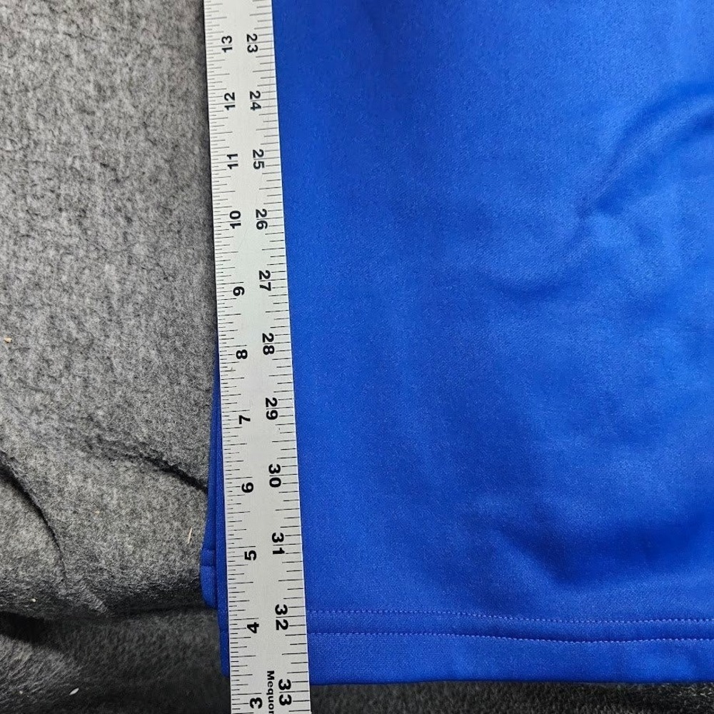Adidas Track Pants Mens 2XLT Blue Kansas Jayhawks ClimaWarm M34652 Team Worn - Picture 11 of 11